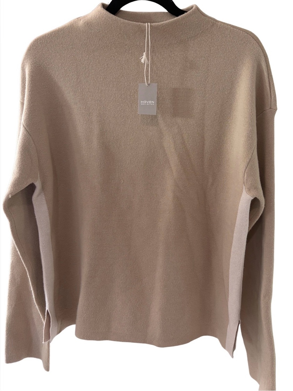 HAVEN Beige Crewneck Women's Sweater